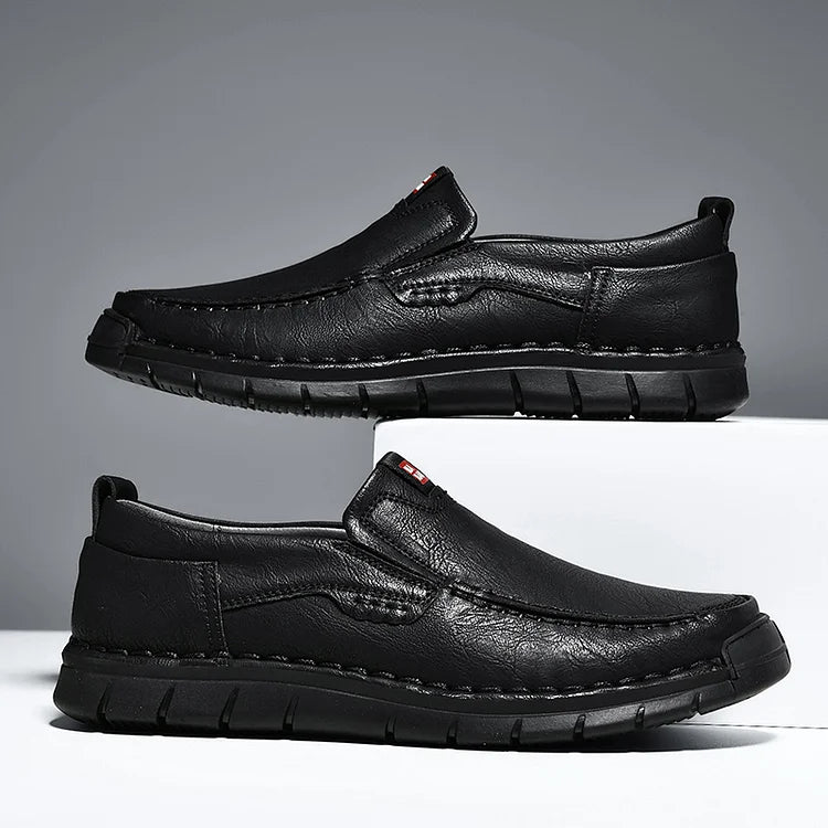 Men’s Leather-Look Loafers