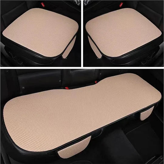 Ice Silk Cooling Car Seat Cushion Set