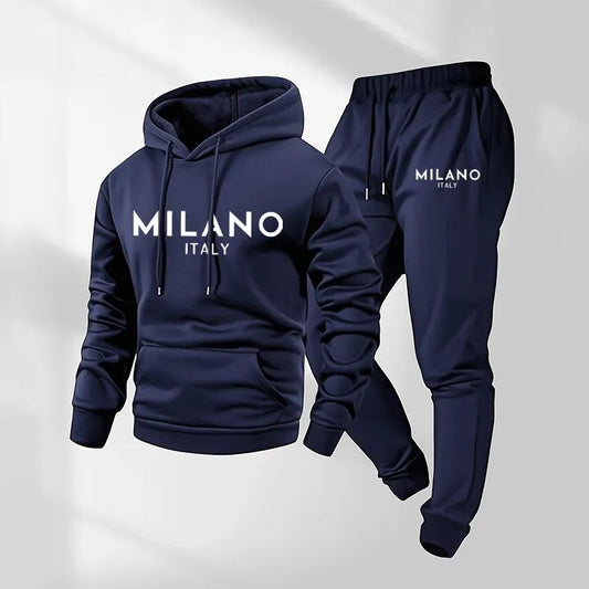 Men’s Casual Hoodie and Jogger Set