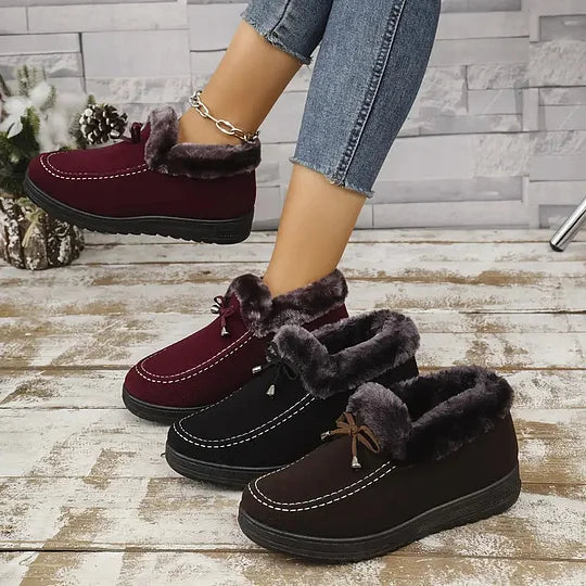 Women’s Wool-Lined Non-Slip Winter Shoes