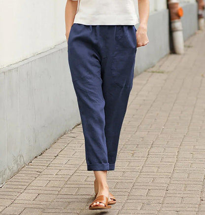 Lightweight Cotton Pants for Women in Plus Sizes