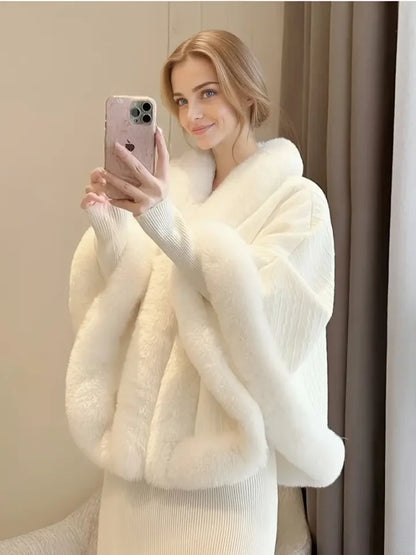 Women’s Elegant Plush Winter Scarf