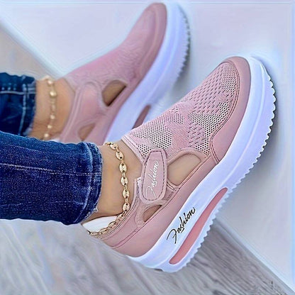 Women’s Breathable Knit Low-Top Comfort Trainers