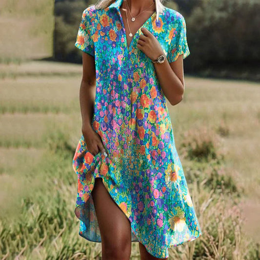 Women’s Coastal Breeze Cotton Summer Dress