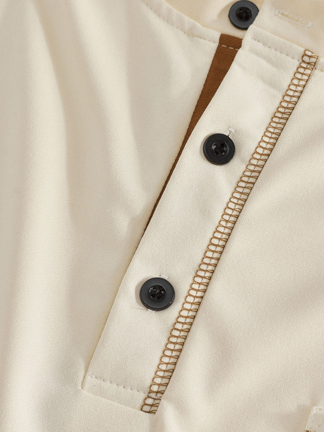Men's Contrast Stitch Stand Collar Polo Shirt