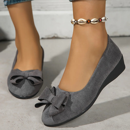 Women’s Breathable Bow Detail Non-Slip Loafers
