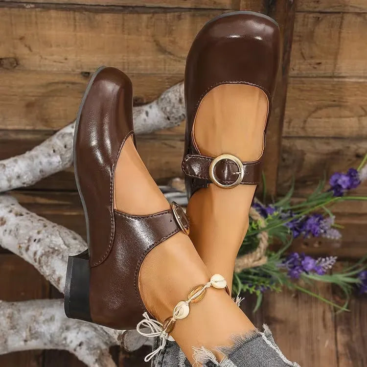 Women’s Supportive Strap Court Shoes