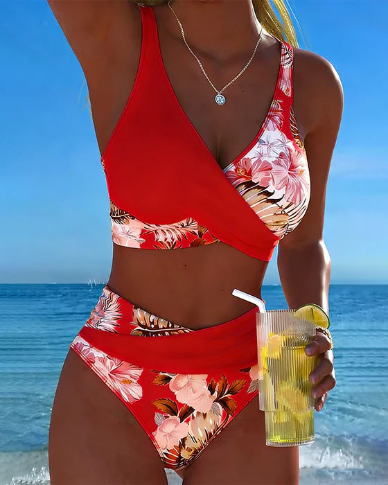 Women’s Isla Bloom Contrast Bikini Set