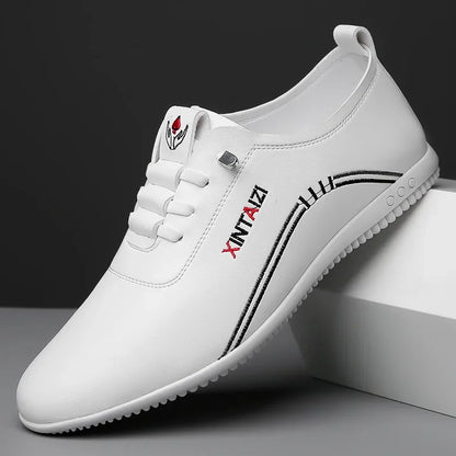 Men's Italian Leather-Look Driving Shoes