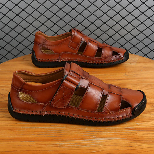 Men’s Leather-Look Summer Sandals