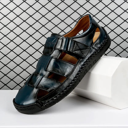Men’s Leather-Look Summer Sandals