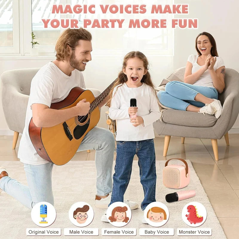 Mini Bluetooth Karaoke Speaker Set