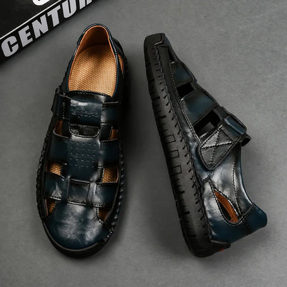 Men’s Leather-Look Summer Sandals