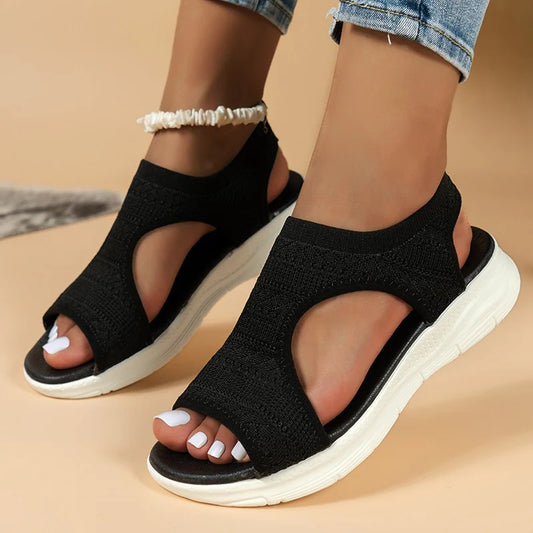 Women’s Knit Open-Toe Sandals