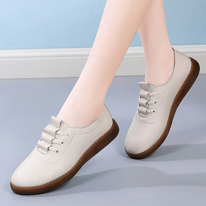 HIGH QUALITY COW LEATHER-LOOK WOMEN'S SHOES
