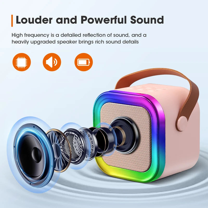 Mini Bluetooth Karaoke Speaker Set