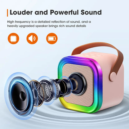 Mini Bluetooth Karaoke Speaker Set