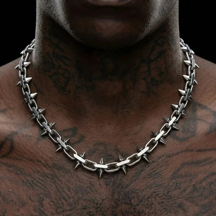 Men's Apex Spiked Chain Necklace