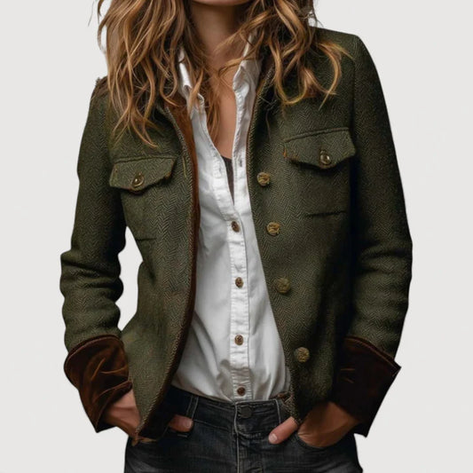 Women’s Heritage-Inspired Sculpted Tailored Jacket