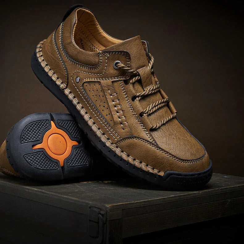 Men’s Handcrafted Leather-Look Comfort Shoes