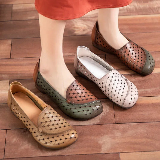 Spring Women's Breathable Hollow Casual Flats