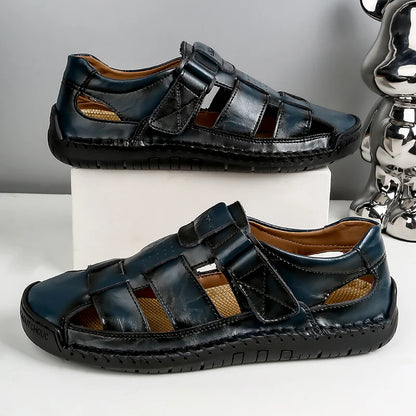 Men’s Leather-Look Summer Sandals