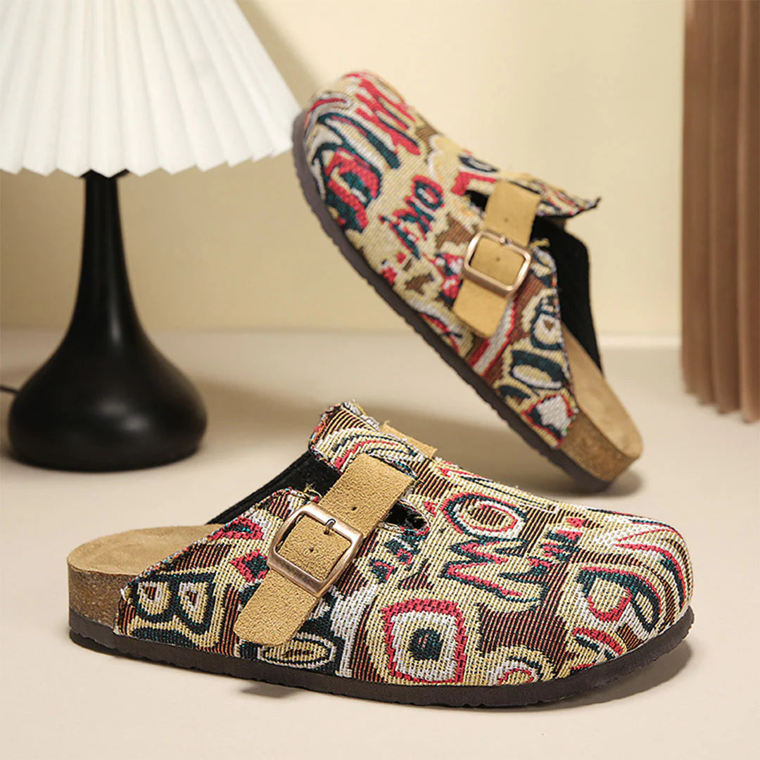 Printed Buckle Clogs