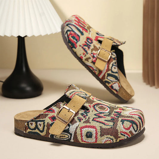 Printed Buckle Clogs