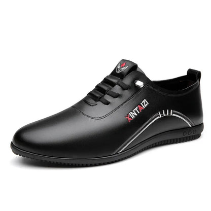 Men's Italian Leather-Look Driving Shoes