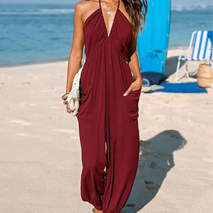 Women's Halterneck Jumpsuit