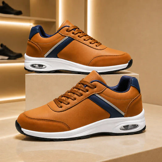Men’s Contrast Panel Casual Trainers