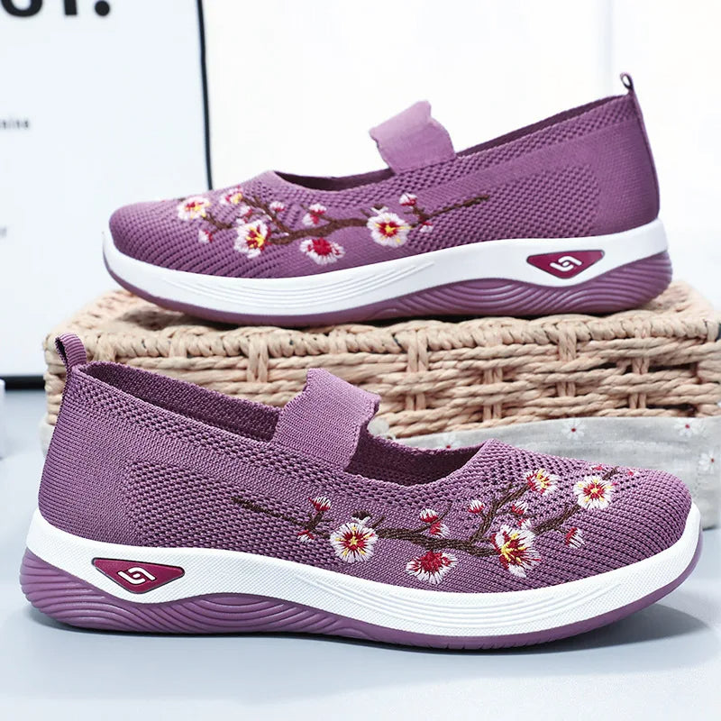 Middle-aged and elderly comfortable and breathable non-slip shoes