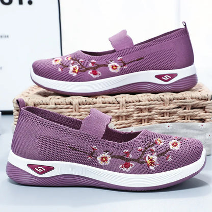Middle-aged and elderly comfortable and breathable non-slip shoes