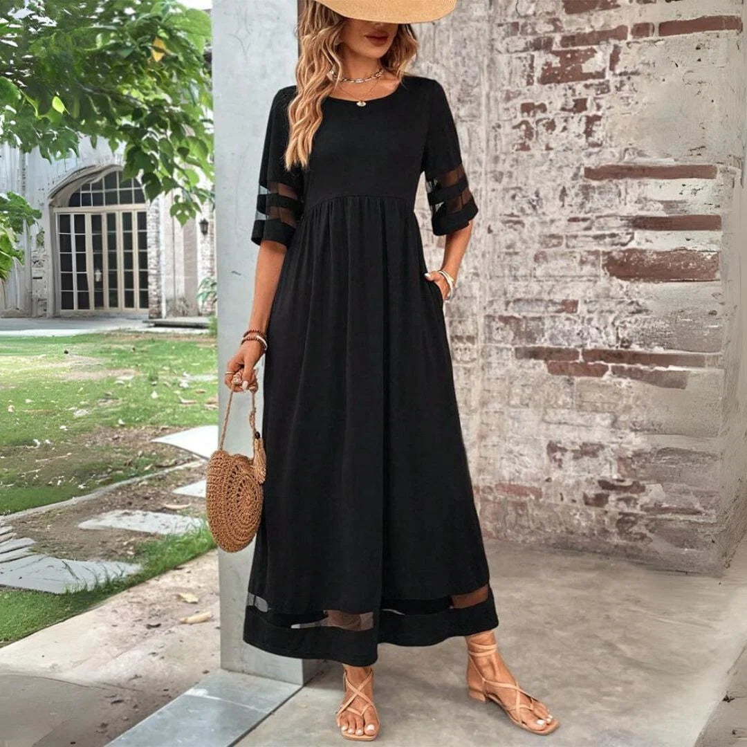 Women's Empire-Waist Midi Dress