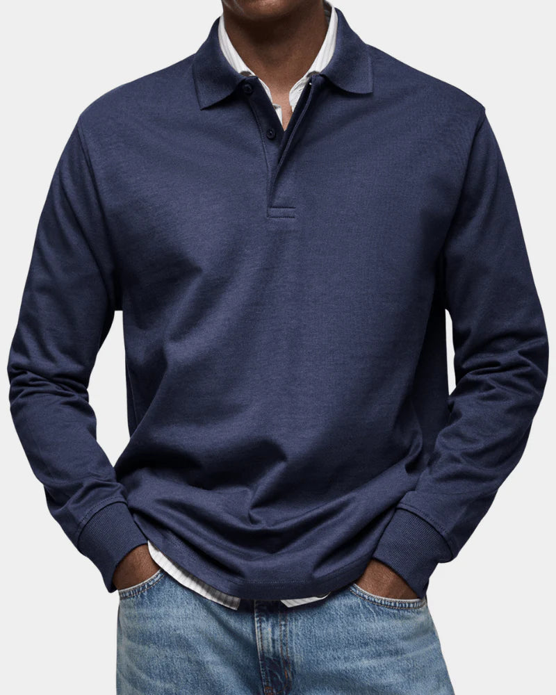 Men’s Long-Sleeve Polo Shirt