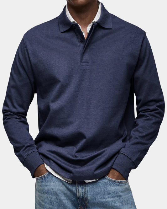 Men’s Long-Sleeve Polo Shirt