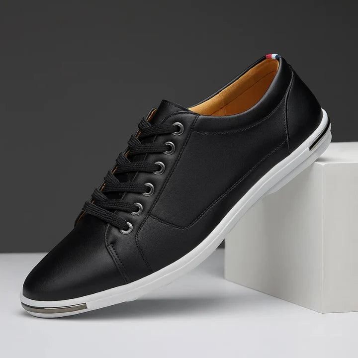 Men’s Leather-Look Everyday Trainers