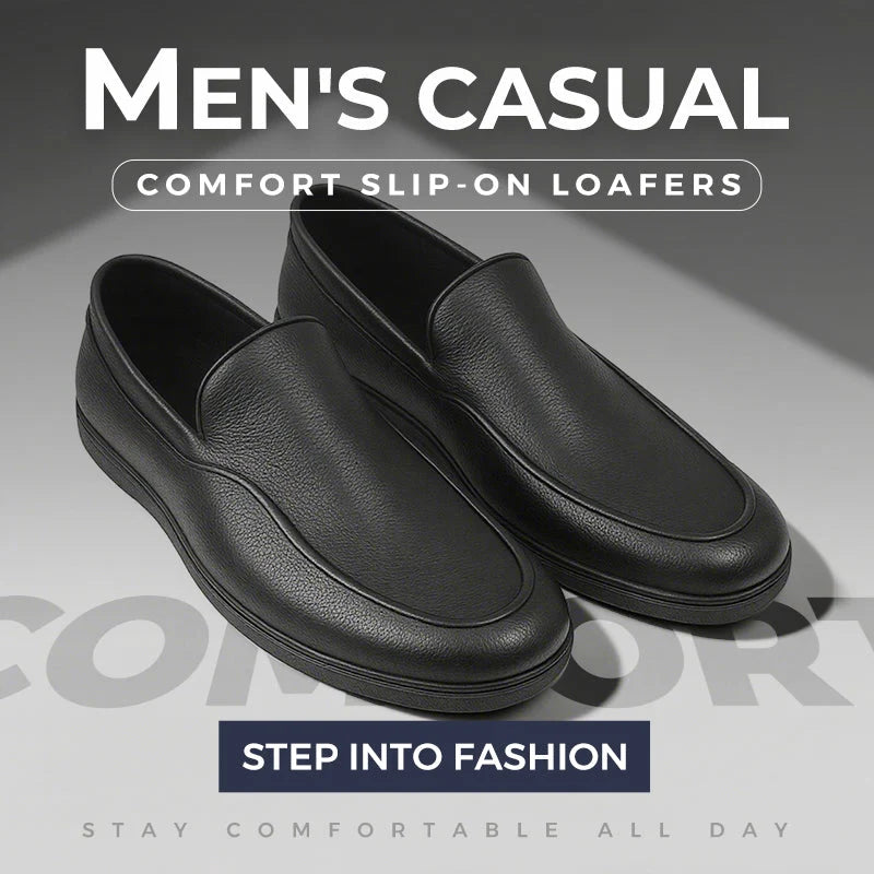 Men's Wide Fit Slip-On Loafers