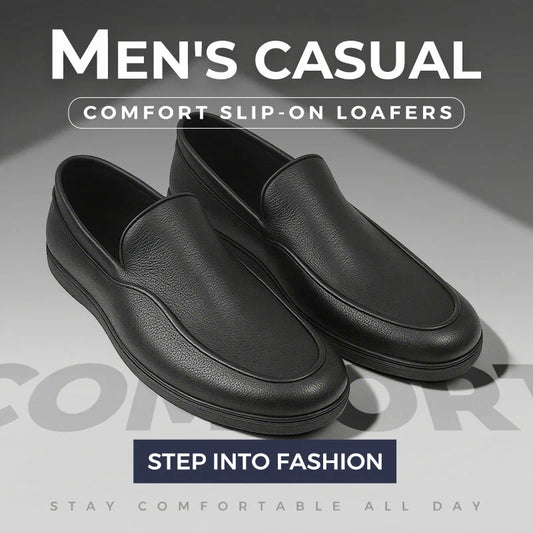 Men's Wide Fit Slip-On Loafers