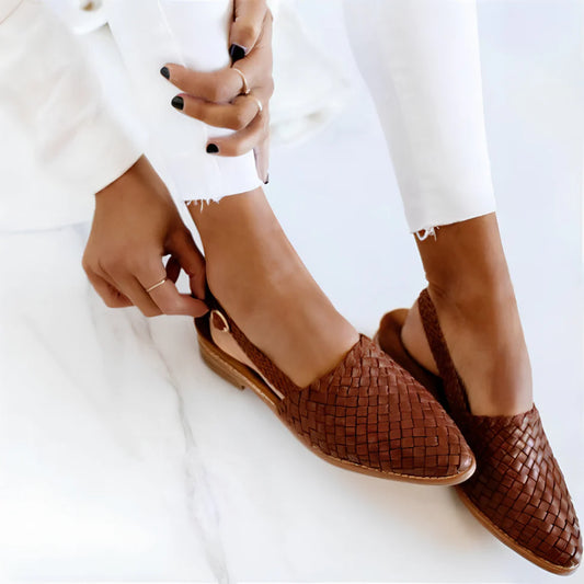 Women’s Woven Slingback Flats