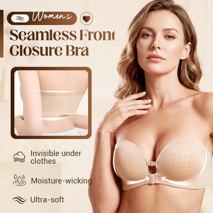 Women’s Seamless Front-Closure Bra