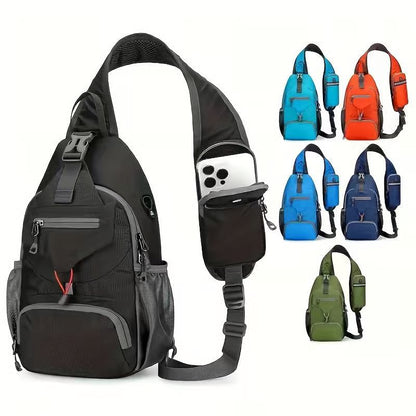 Multi-Pocket Travel Sling Bag