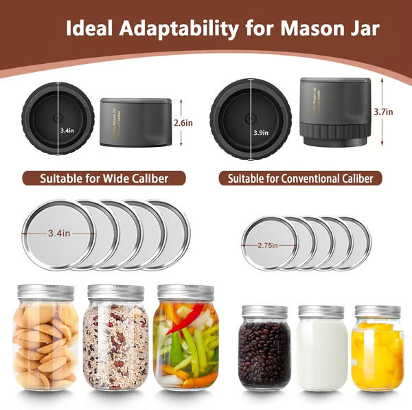 Electric Mason Jar Vacuum Sealer