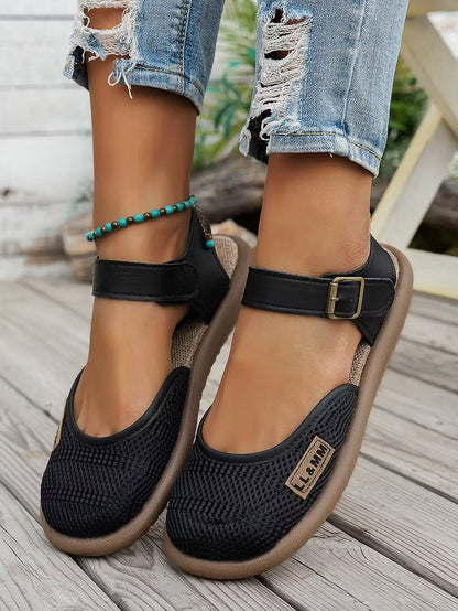 Women's Mesh Ankle-Strap Walking Sandals