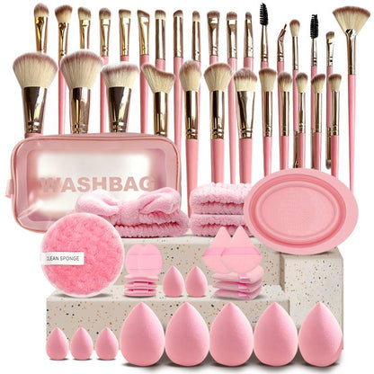 Women's Make-Up Brush and Sponge Set