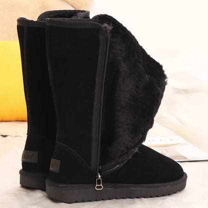 Women’s Plush-Lined Thick Sole Winter Snow Boots