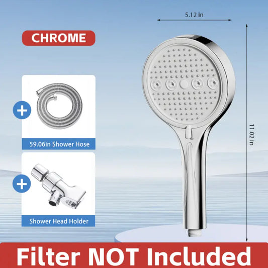 6-Mode High-Pressure Handheld Shower Set