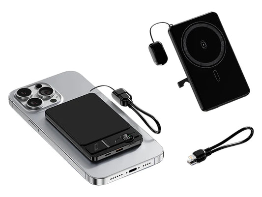 Compact 3-in-1 Magnetic Power Bank
