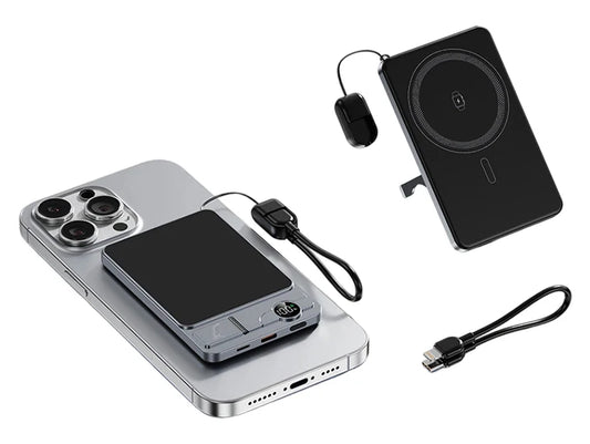 Compact 3-in-1 Magnetic Power Bank