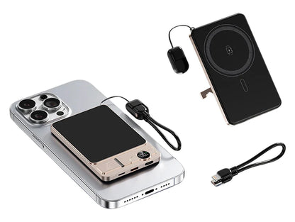 Compact 3-in-1 Magnetic Power Bank